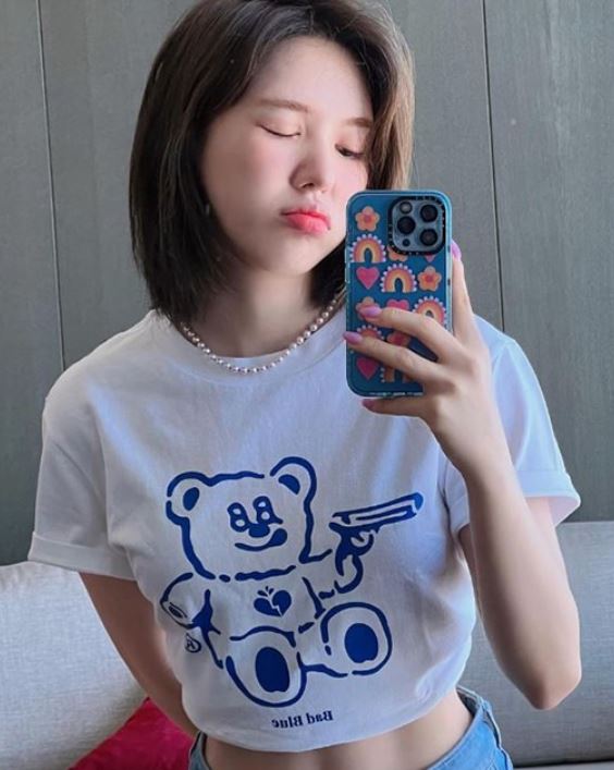 韓國VINTAGE HOLLYWOOD - Pop Color Beads n Pearl Necklace (4color)| Wendy 金秦禹 同款